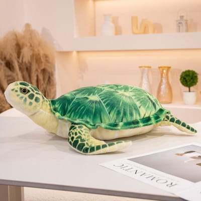 Simulatie Zee Schildpad Pluche Speelgoed Zacht Kawaii Knuffel Schildpad Dier Huisdecoratie Cadeau voor Kinderen Verjaardagscadeau 34cm
