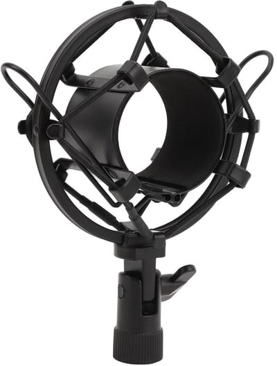 Dailygoods- Microfoonhouder Schokbevestiging - ABS Microfoonstandaard - Anti-vibratie - Conversiemoer 5/8 tot 3/8 - Lichtgewicht - Duurzaam Materiaal