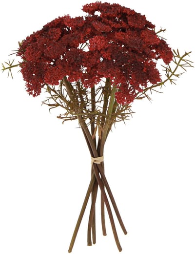 Duizendblad kunstbloemen rood Achillea kunstmatig H30cm 6 stuks