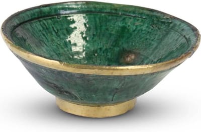 Safaary - Tamegroute Kom met Goud Ø 24 x 10cm