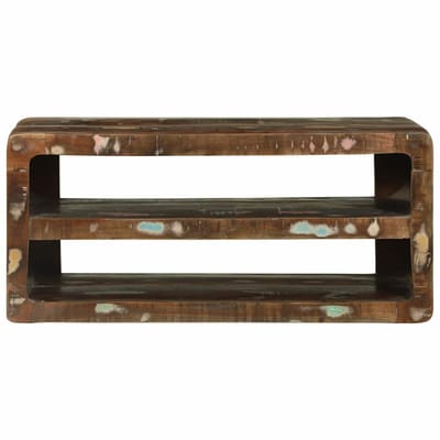 vidaXL - TV - Kast - Multikleur - 80 - x - 32 - x - 36 - cm - Massief - gerecycled - hout