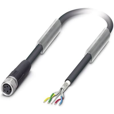 Phoenix Contact 1543304 Sensor/actuator dataconnector, geassembleerd M8 Aantal polen (sensoren): 4 Bus, recht 5.00 m 1 stuk(s)