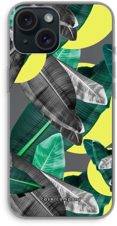 Case Company® - Hoesje geschikt voor iPhone 15 hoesje - Fantasie jungle - Soft Cover Telefoonhoesje - Bescherming aan alle Kanten en Schermrand