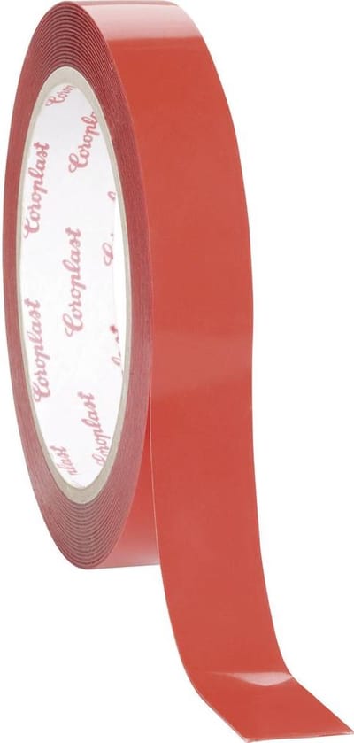 Coroplast 4240 P 4240 P DIY - Sets Dubbelzijdige tape-set Wit (l x b) 1.5 m x 19 mm 1 set(s)