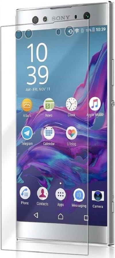 LuxeBass Tempered screenprotector geschikt voor Sony Xperia XA2 Ultra - beeldscherm - scherm - tempered glas