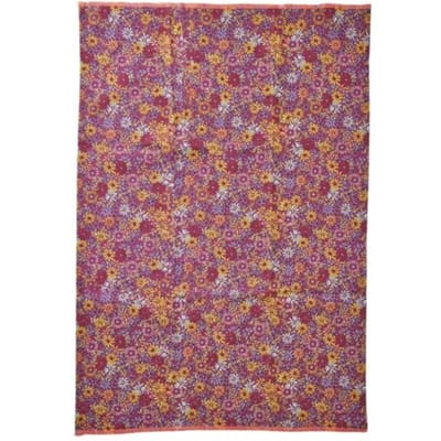 Rice theedoek katoen vintage wild flower