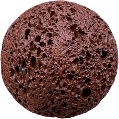 Eelt bal - Grip bal - Kracht training - Antislip textuur - ca. 5x5x5cm - Rood Bruin