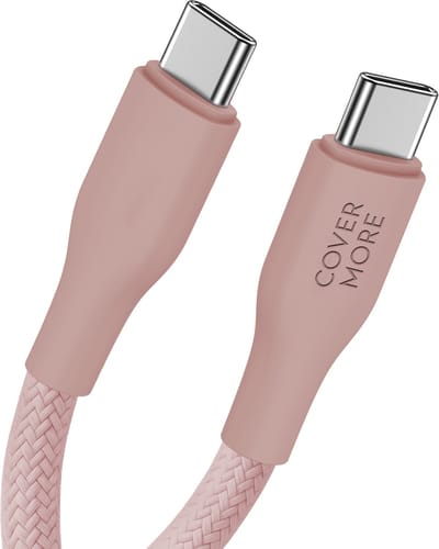 Usb C naar usb C kabel - Snellader - Usb C kabel - Power delivery en super fast charging - Stevig - Roze - 1m