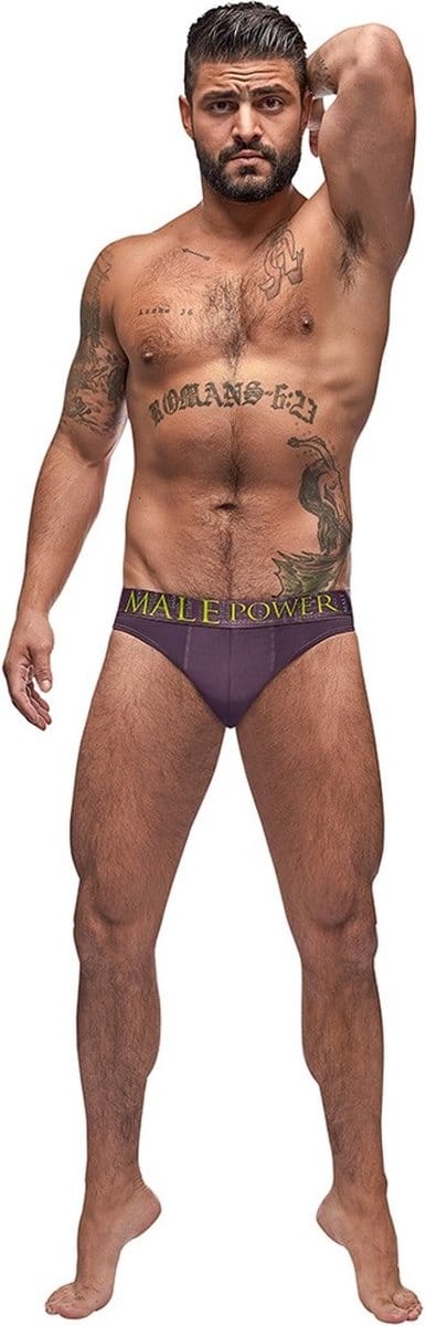 Male Power Avant-Garde - Verstrakkende Moonshine eggplant L/X