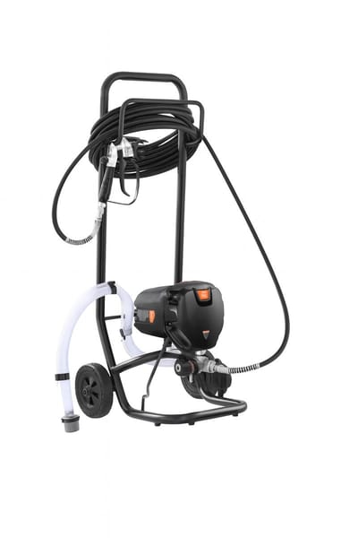 VEVOR - Verfspuit - Verfspuiten Electrisch - Airless Verfspuiten - Spuitapparaat - Interieur - 750W - Inclusief Kar - 7,6m Slang