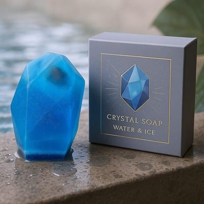 zeep - kristallen - elementair - water - cadeau tip
