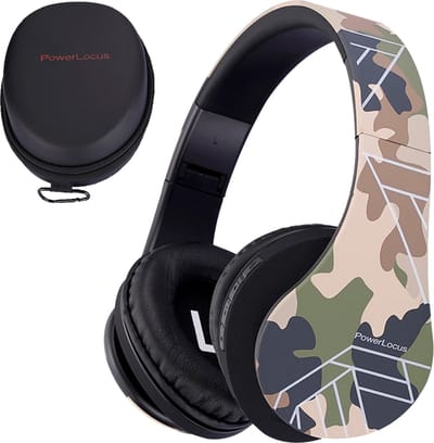 PowerLocus P2 draadloze Over-Ear Koptelefoon Inklapbaar koptelefoon voor kinderen - veilig volume van 85 dB- Bluetooth Hoofdtelefoon - Met microfoon