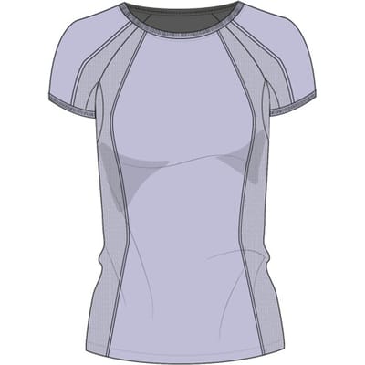 Sweaty Betty Athlete Seamless Workout T-Shirt PAARS - Maat S