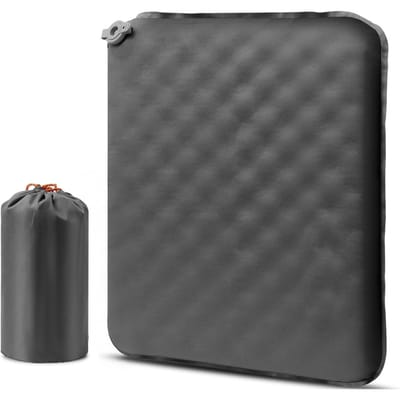 Coussin de siège portable auto-gonflant 5 secondes auto-gonflage Tapis de camping avec oreiller de voyage léger pour randonnée sportive en plein air Ch