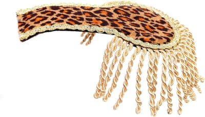 Epauletten Panter print