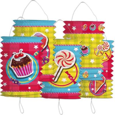 Cake & Candy Lampion set - 5 stuks