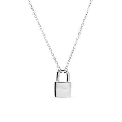 Luxenter 925 Sterling zilveren gerhodineerde halsketting - Imlor