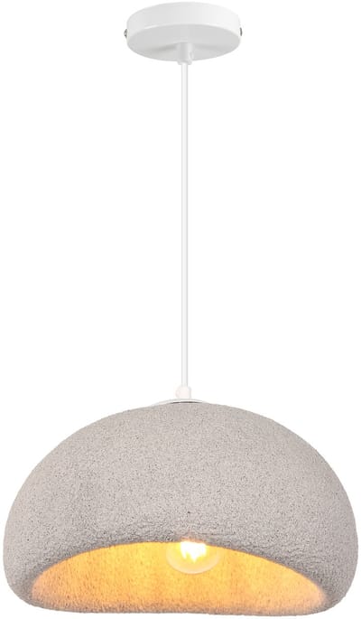 Moderne Hanglamp E27 Kroonluchter 30cm Plafondlamp voor Slaapkamer Woonkamer Keuken Grijs