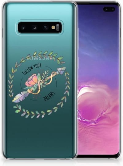 Samsung Galaxy S10 Plus Telefoonhoesje met Naam Boho Dreams
