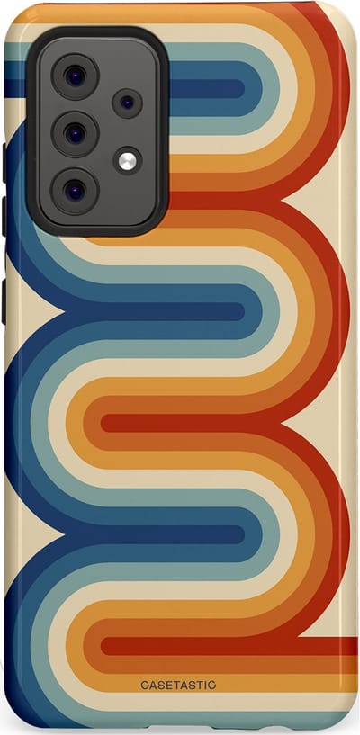 Casetastic Hoesje Geschikt voor Samsung A52 (4G/5G/s) - Stijlvolle Beschermende Duo-layer Case - Vintage Boog