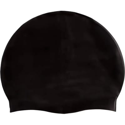 Siliconen badmuts Plus Black SENIOR