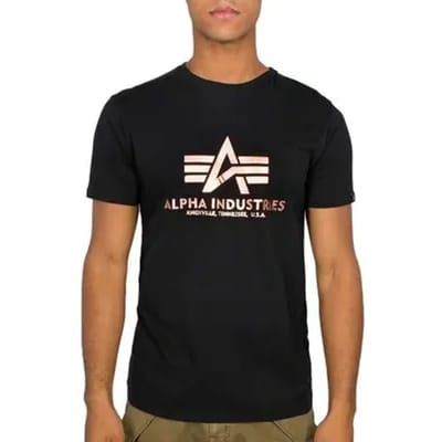 T-shirt Alpha Industries Basic-Shirt Foil Print