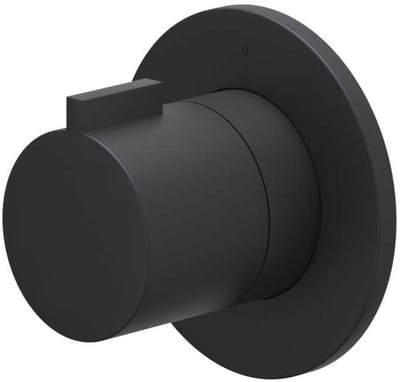 IVY Pact Symmetry Afbouwdeel voor Flow-Through Stopkraan met Rond Rozet - Mat Zwart