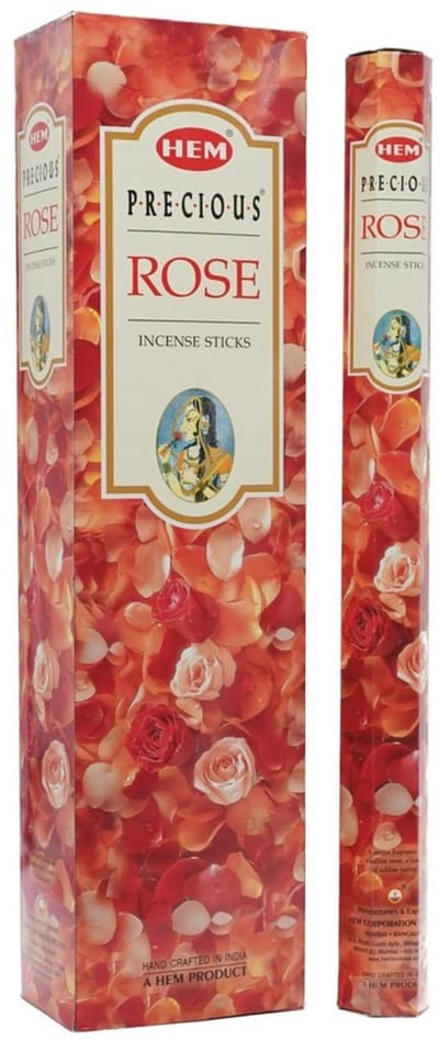 HEM Tuinwierook XL Rose Roos – 60 Wierookstokjes 30 cm voor Tuin, Terras & Camping