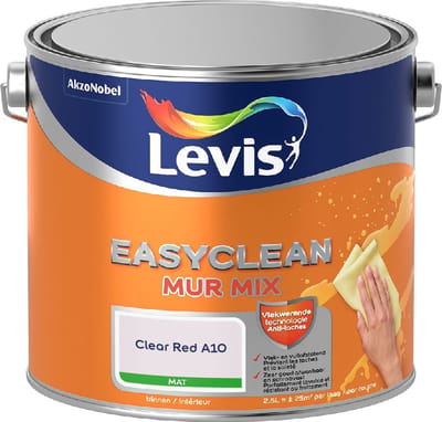Levis - Easyclean Mur Mat Mix - Clear Red A10 - Mengverf - 2,5 L