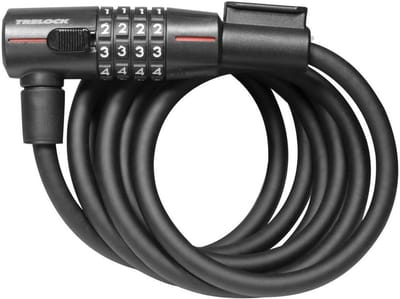 Flexibel Spiraalkabelslot met Cijfercode, 180 cm