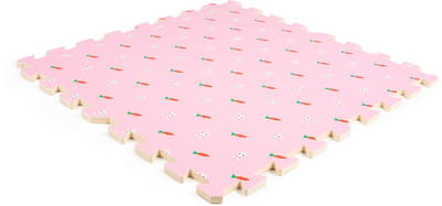 Rubbermagazijn - Eva foam mat - Per 1,45m² - Roze - Dikte 12mm - 4 tegels - Speelmat