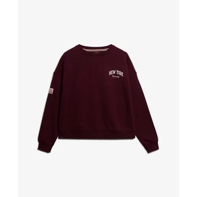 Superdry - Athletic Essentials relaxed sweatshirt met ronde hals - Dames - Truien