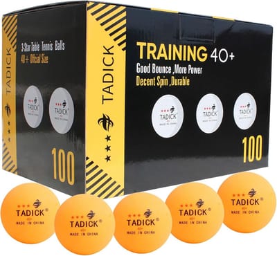 Tafeltennisballen - Ping Pong Ballen - Wedstrijd Spelen - Naadloos Poly Materiaal - 6 Stuks - Wit