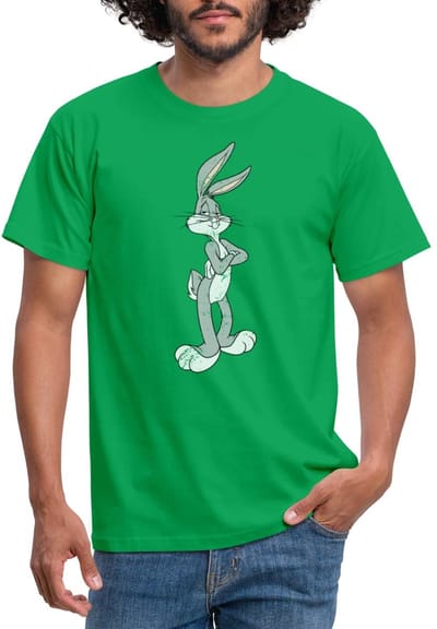 Looney Tunes Bugs Bunny Vintage T-Shirt Heren