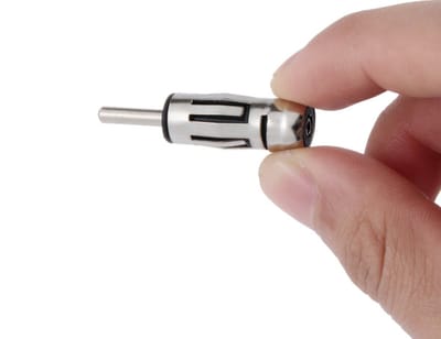 Antenneplug DIN-ISO verloop adapter - Autoradio Stereo ISO Din Antenne - Antennemast Adapter - Connector