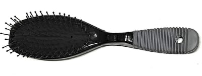 Rojafit - Pneumatische Haarborstel - Klein - Ergonomisch handvat - Zwart - Afmeting: 18 cm. Lang x 4 cm. Breed