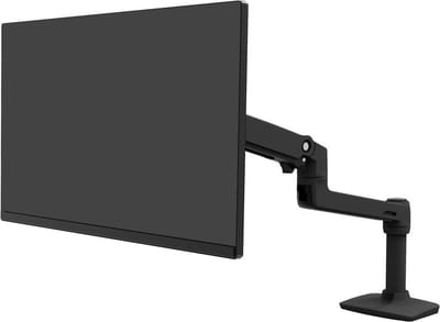 Ergotron LX Arm Desk Mount Tafelbeugel voor monitor Aantal monteerbare displays: 1 Display(s) 38,1 cm (15) - 86,4 cm (34) Zwart Draaibaar, In hoogte