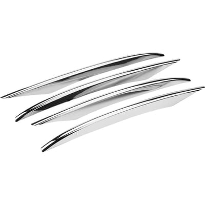 4 Stuks Auto Voor Mistlamp Cover Sierlijst Decoratiestrip voor Mercedes Benz E-Klasse W213 white