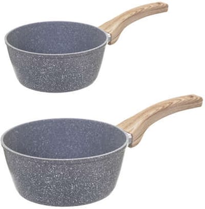 5Five - Steelpannen - Alle warmtebronnen - Set 2x - Dia 17 en 19 cm