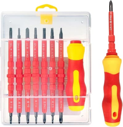 Schroevendraaierset - Schroeven - Gereedschapset - Universeel - Precisie - - Schroevendraaiers -Schroevendraaierset- Magnetische punt - Zachte grip multifunctionele schroevendraaiers - Handgereedschap - Multifunctionele verwisselbare