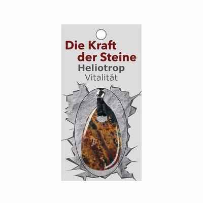 Hanger met Krachtsteen Heliotroop