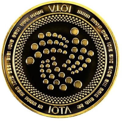 Scoby - Iota Cryptomunt - Verzamelaarsmunt - Crypto Coin - Collectible - Metaal - Goudkleurig