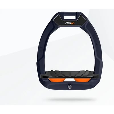 Veiligheidsstijgbeugels Rijbroek Hellend Grip Aluminium/Zwart/Oranje Flex-On Safe-On