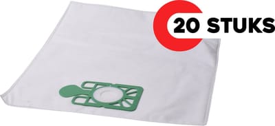 Geschikt voor NUMATIC. voordeelpak 2 x 10 stuks. Stofzuigerzakken geschikt voor Henry, Synthetisch. COVAKO Merk
