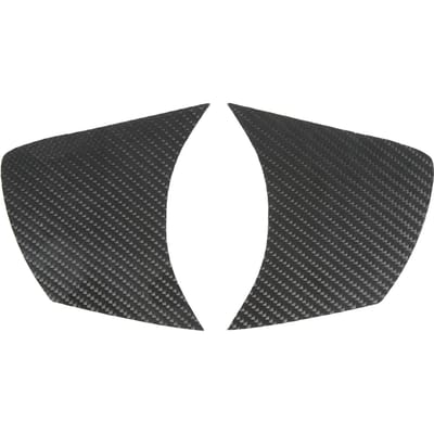 Binnenste Deurklink Covers Koolstofvezel Links Rechts Deurkom Siersticker Vervanging voor NISSAN 370Z Z34 black
