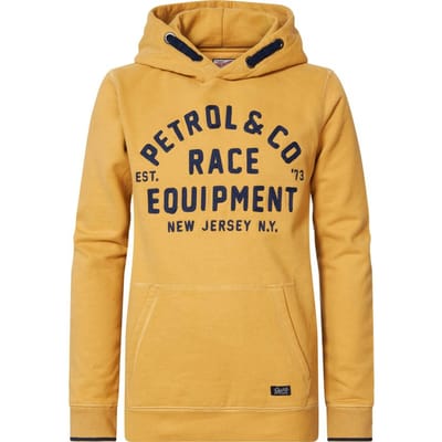Petrol Industries - Maat 104 - Jongens Hoodie met logo artwork - Geel