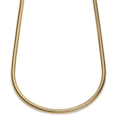 Essentials | 6 mm Goudkleurige Ketting met Slangenschakels