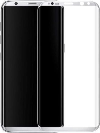 BestCases.nl Zilver Samsung Galaxy S8+ Plus Tempered Glass Screen Protector
