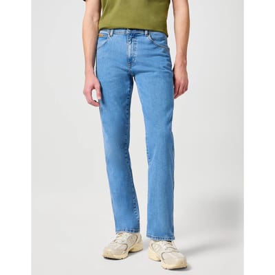 Wrangler Texas Good Shot Denim Blue Maat: W32L34 | Straight Jeans Outlet | Heren | Blauw