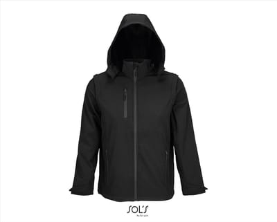 SOL'S Softshell Jacket 3in1 Falcon L03995 - Black - 3XL